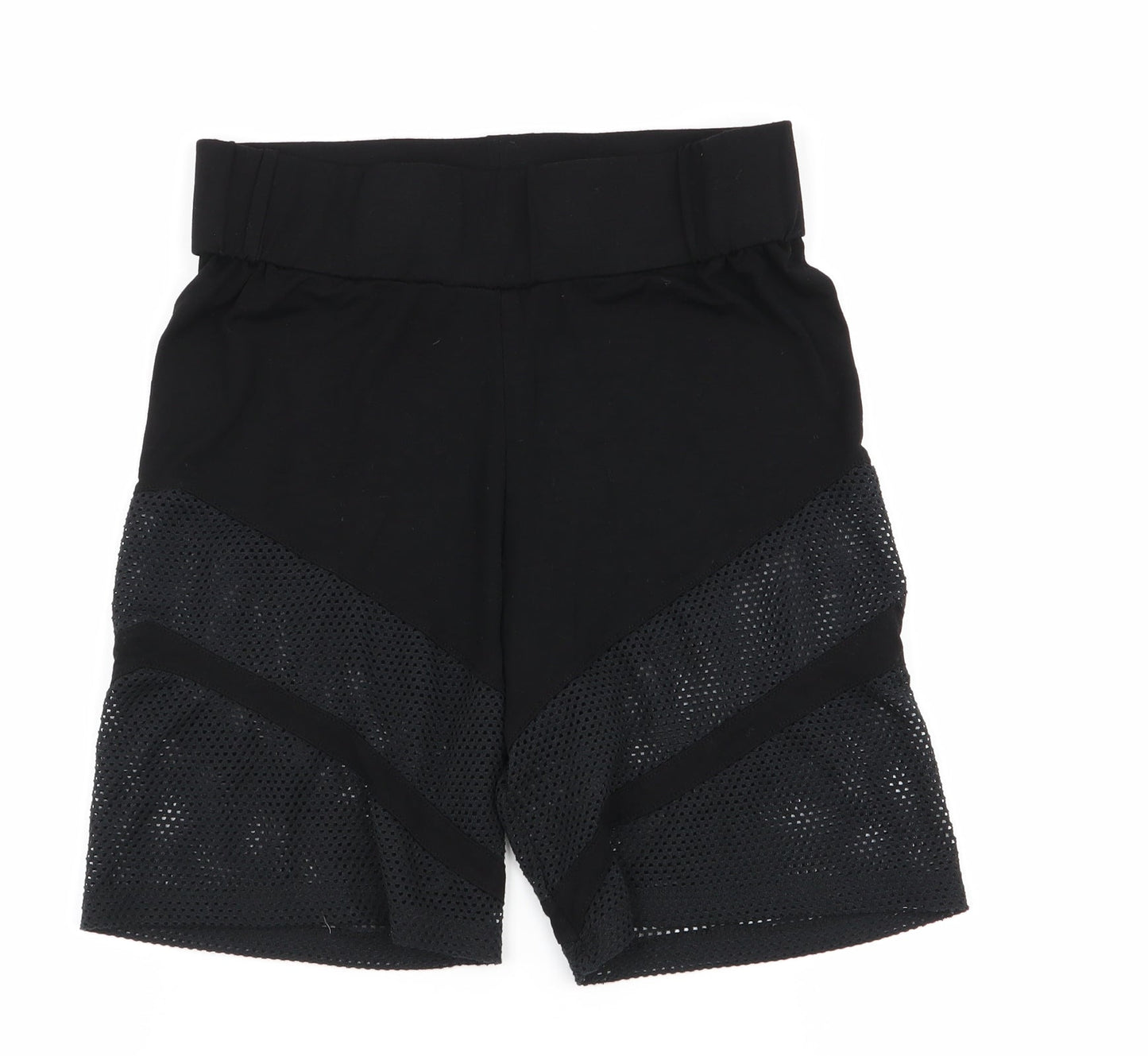 Select Womens Black   Sweat Shorts Size M - Stretch waistband