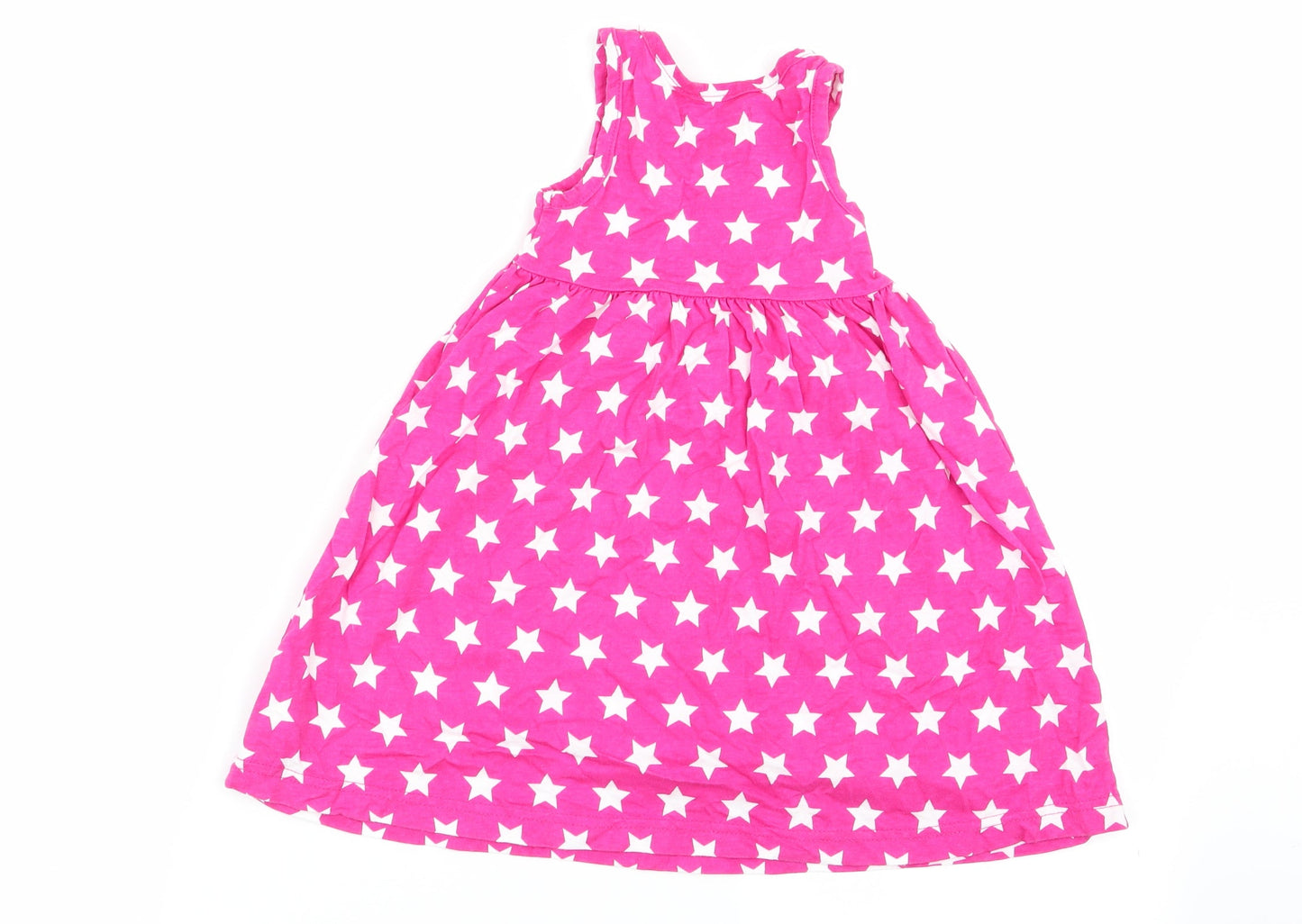 Young Dimension Girls Pink Geometric  Fit & Flare  Size 18-24 Months