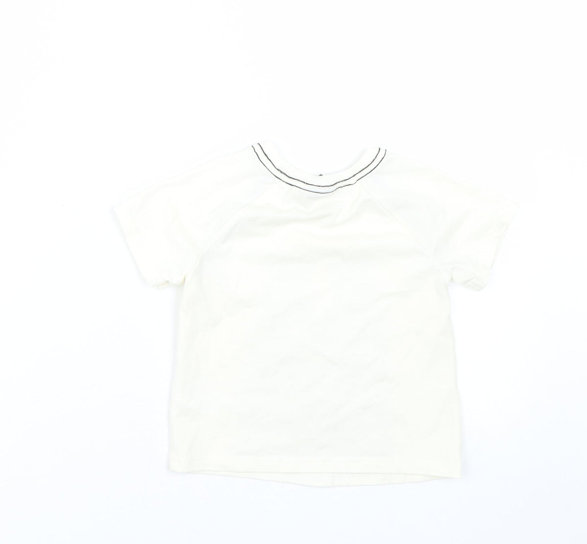 Rorie Whelan Boys Beige   Basic T-Shirt Size 12-18 Months  - Bear