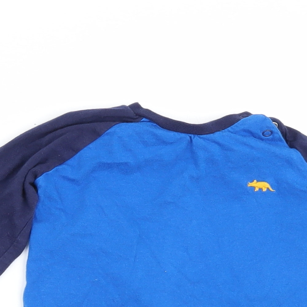 F&F Boys Blue   Capri Pyjama Top Size 9-12 Months