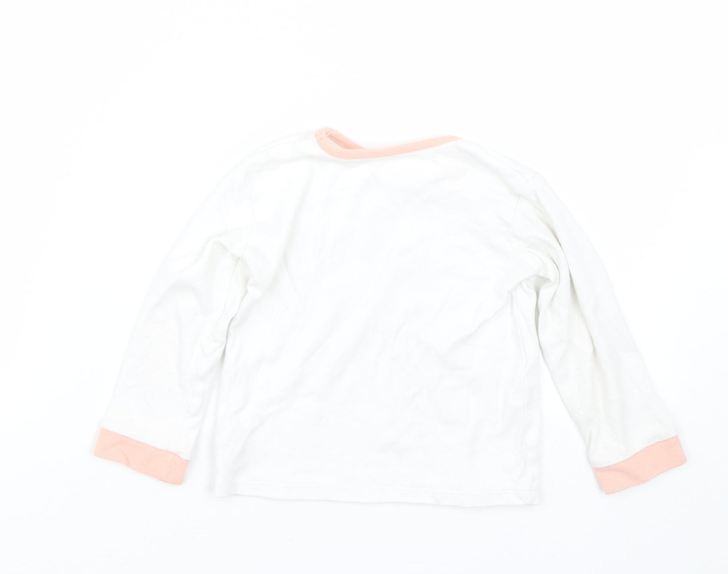 George Girls White   Cami Pyjama Top Size 18-24 Months  - Lion king