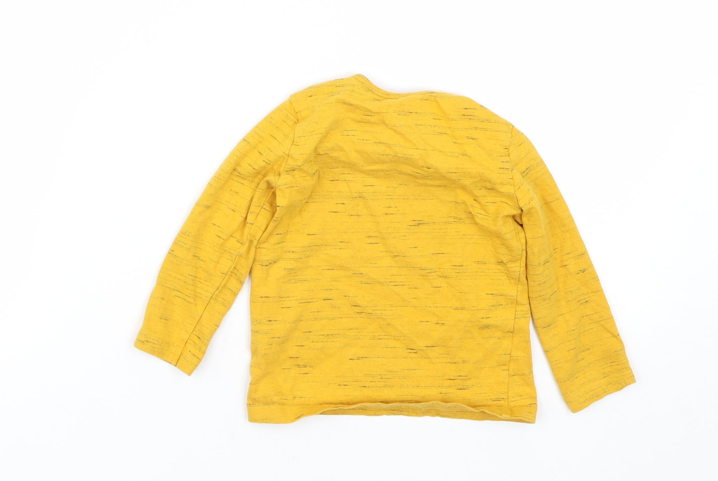 F&F Girls Yellow   Basic T-Shirt Size 9-12 Months
