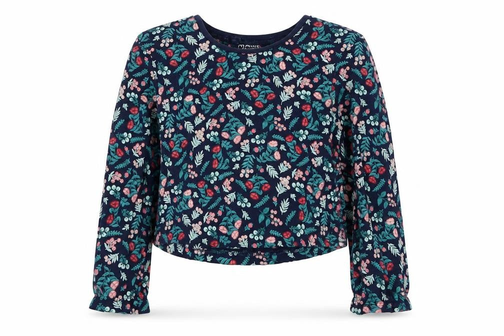 Primark Girls Multicoloured Floral  Basic T-Shirt Size 36 Months