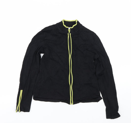 Tess Womens Black   Full Zip Sweatshirt Size M