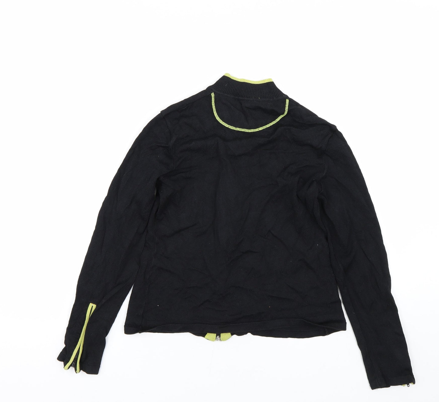 Tess Womens Black   Full Zip Sweatshirt Size M
