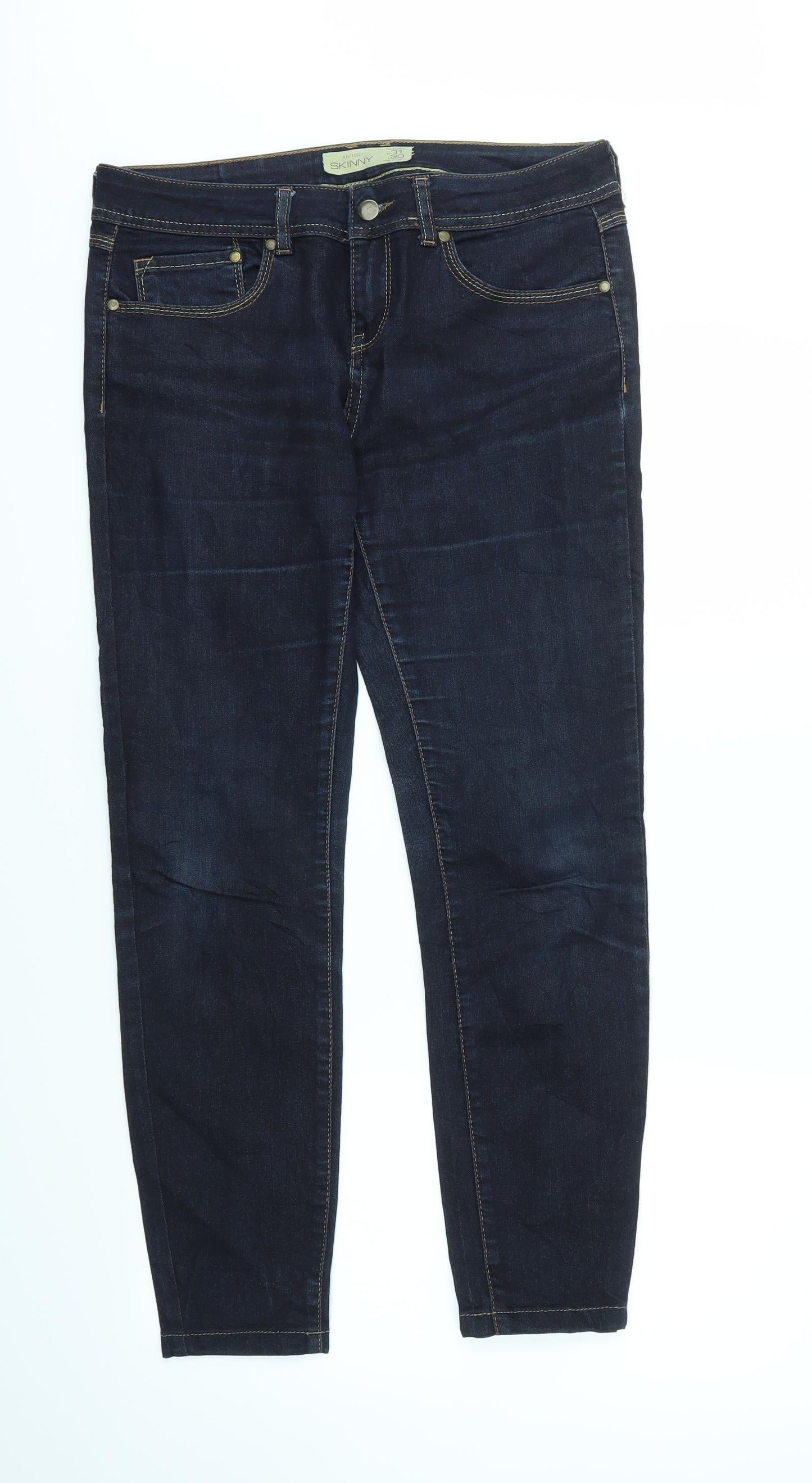 Preworn Womens Blue   Straight Jeans Size 31 L28 in