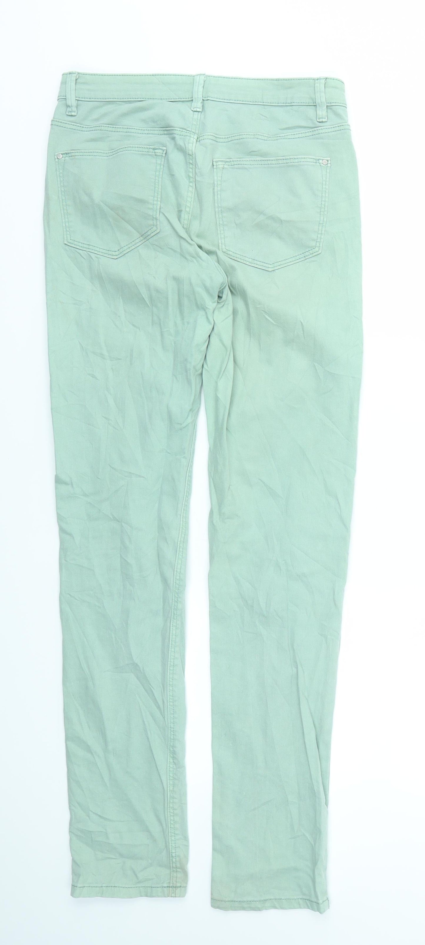 Preworn Womens Green   Skinny Jeans Size 32 in L33 in