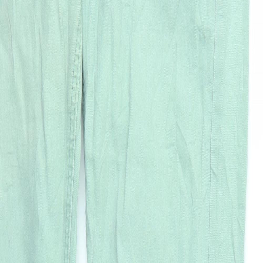 Preworn Womens Green   Skinny Jeans Size 32 in L33 in