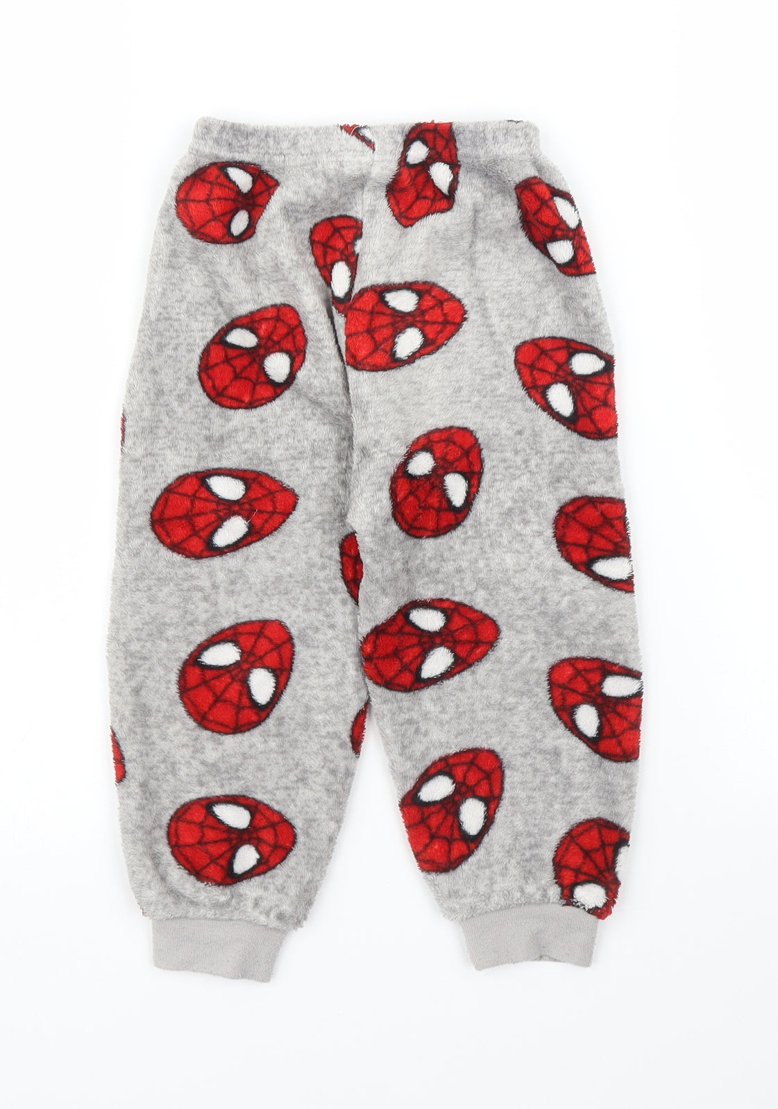 Preworn Boys Grey Solid   Pyjama Pants Size 2 Years  - Spiderman