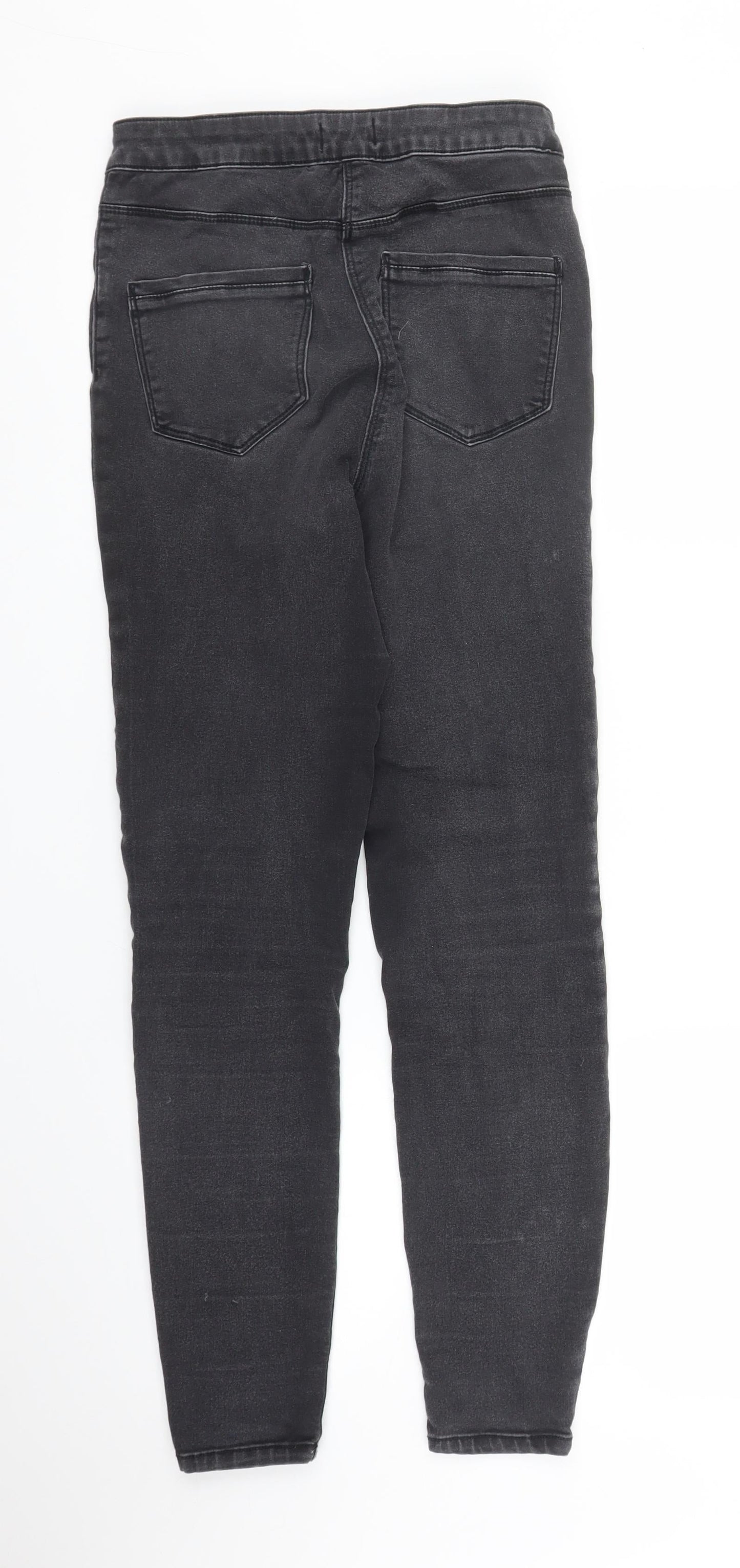 Papaya Womens Black  Denim Skinny Jeans Size 10 L26 in