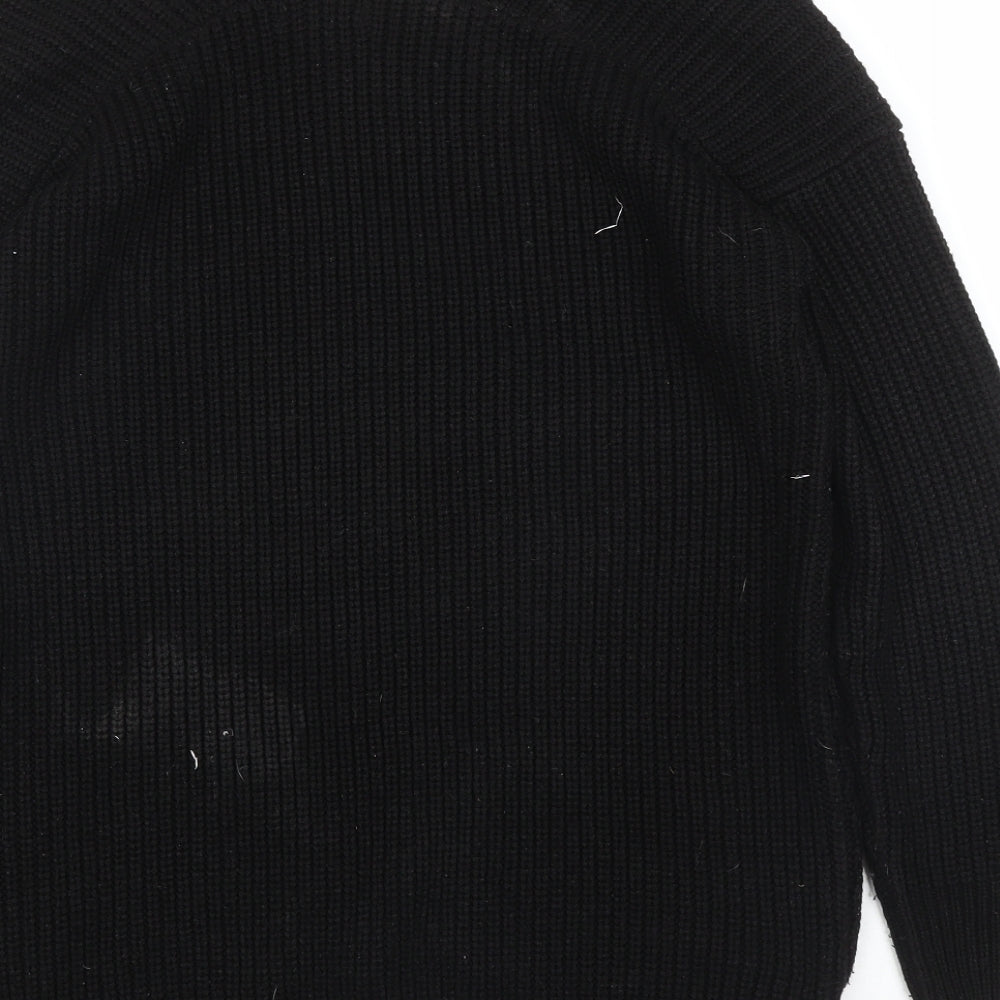 New Look Womens Black   Pullover Jumper Size S