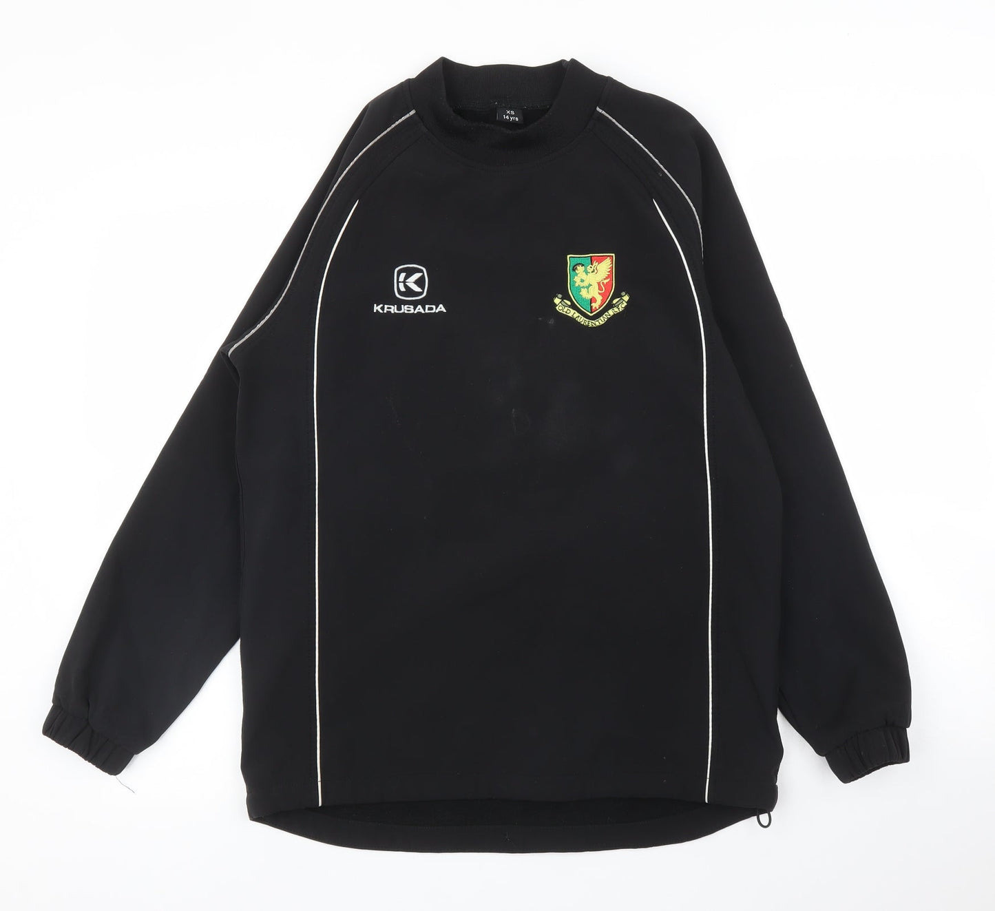 KRUSADA  Boys Black   Pullover Jumper Size 14 Years