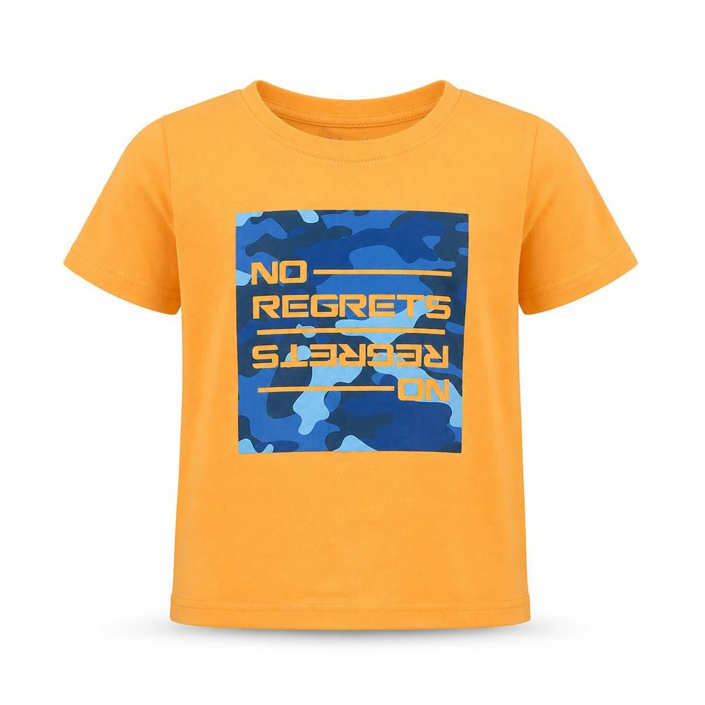 Primark Boys Orange   Basic T-Shirt Size 7 Years