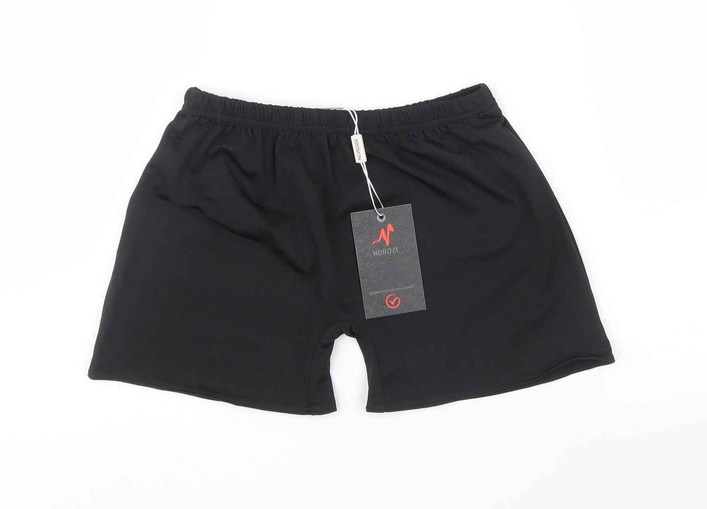 Noroze Boys Black   Sweat Shorts Size 13 Years