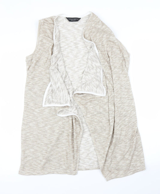 Dorothy Perkins Womens Gold   Cardigan Jumper Size M