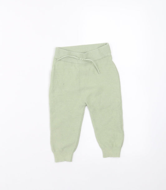 George Baby Green   Jogger Trousers Size 12-18 Months