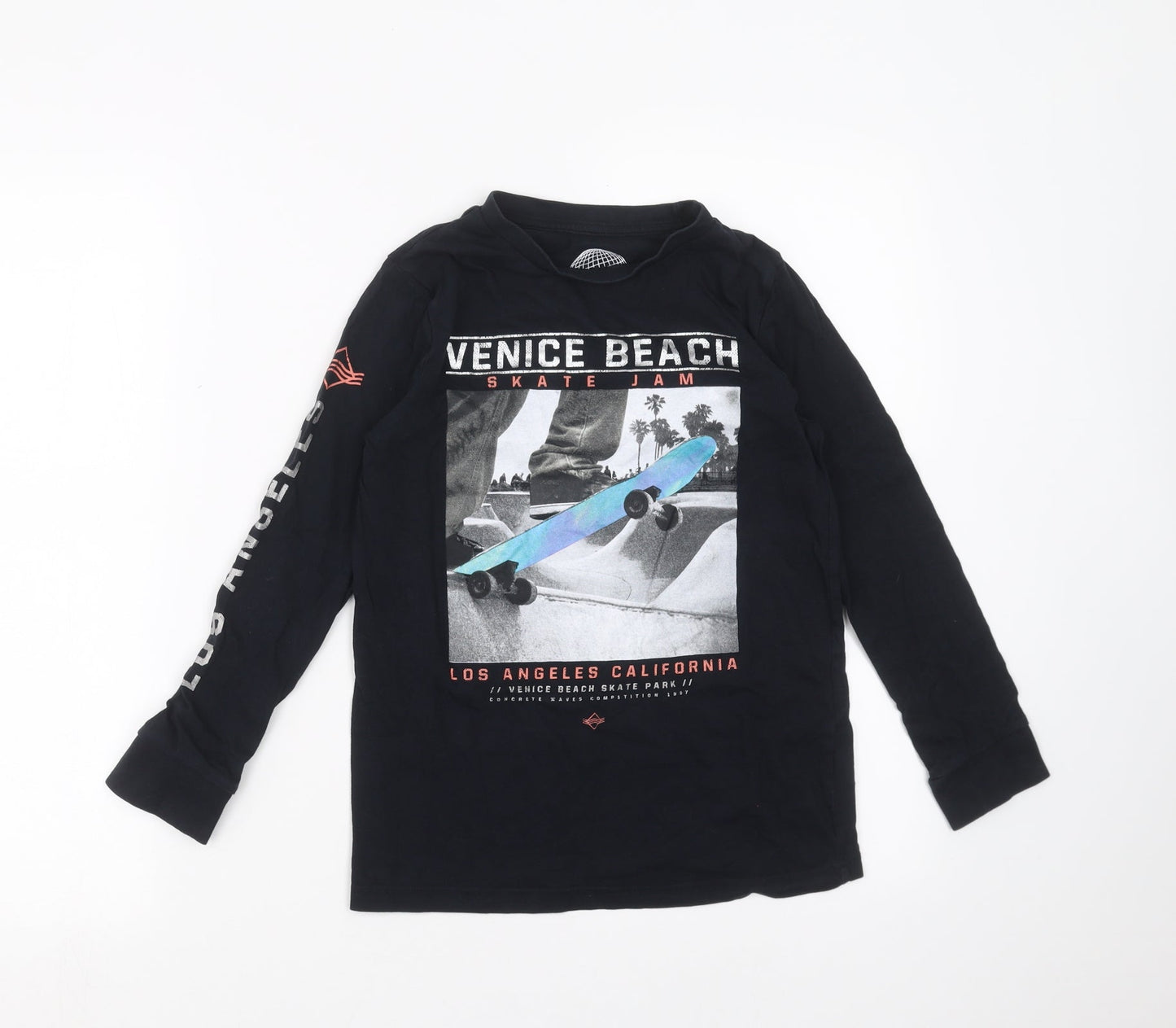 F&F Boys Blue   Basic T-Shirt Size 9-10 Years  - Venice Beach