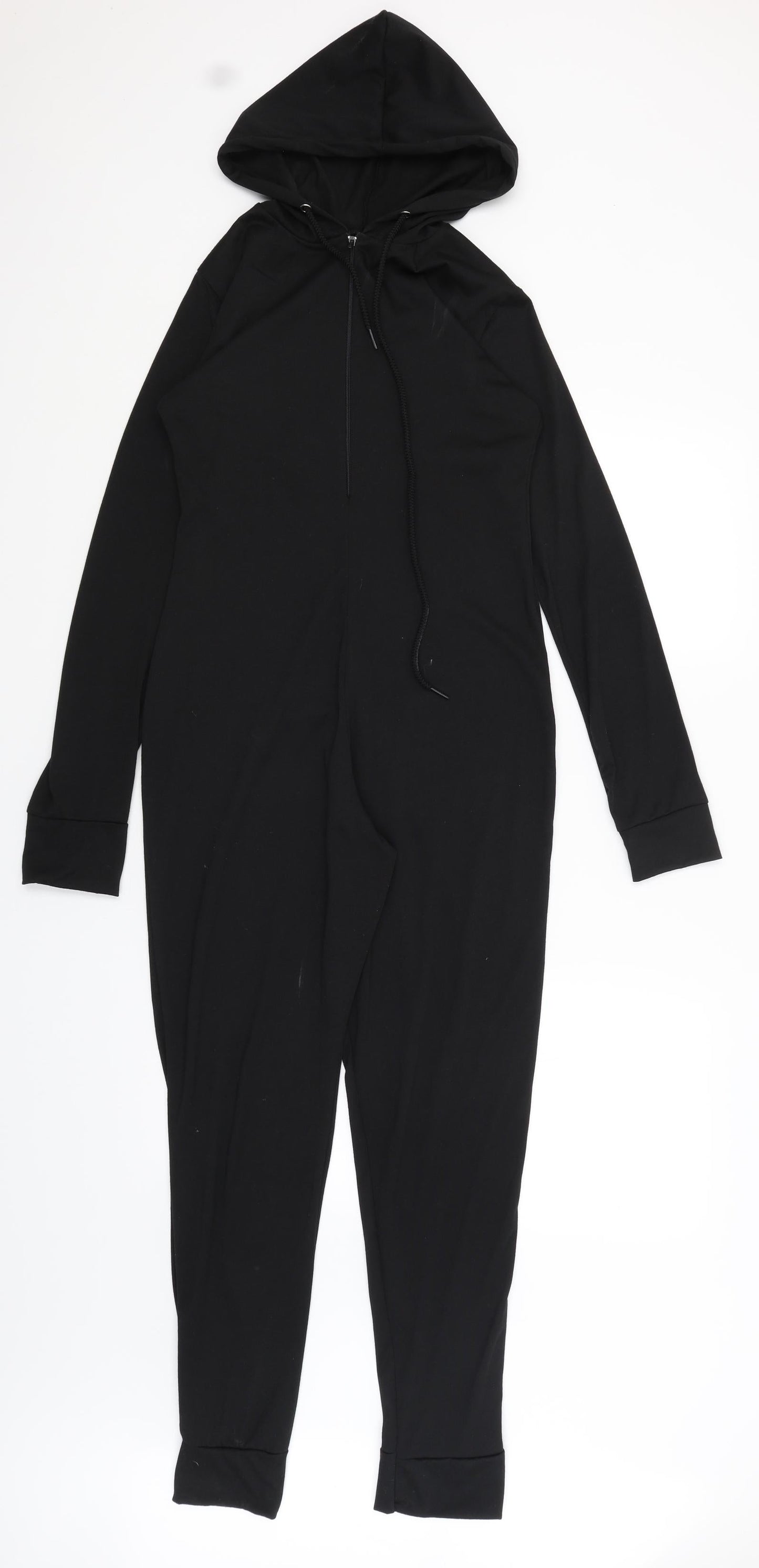 Pretty Little Thing Womens Black Solid  Top One Piece Size 8
