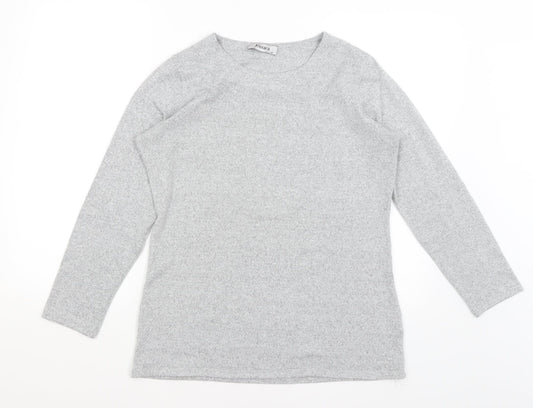 Alexara Womens Grey   Pullover Jumper Size 14