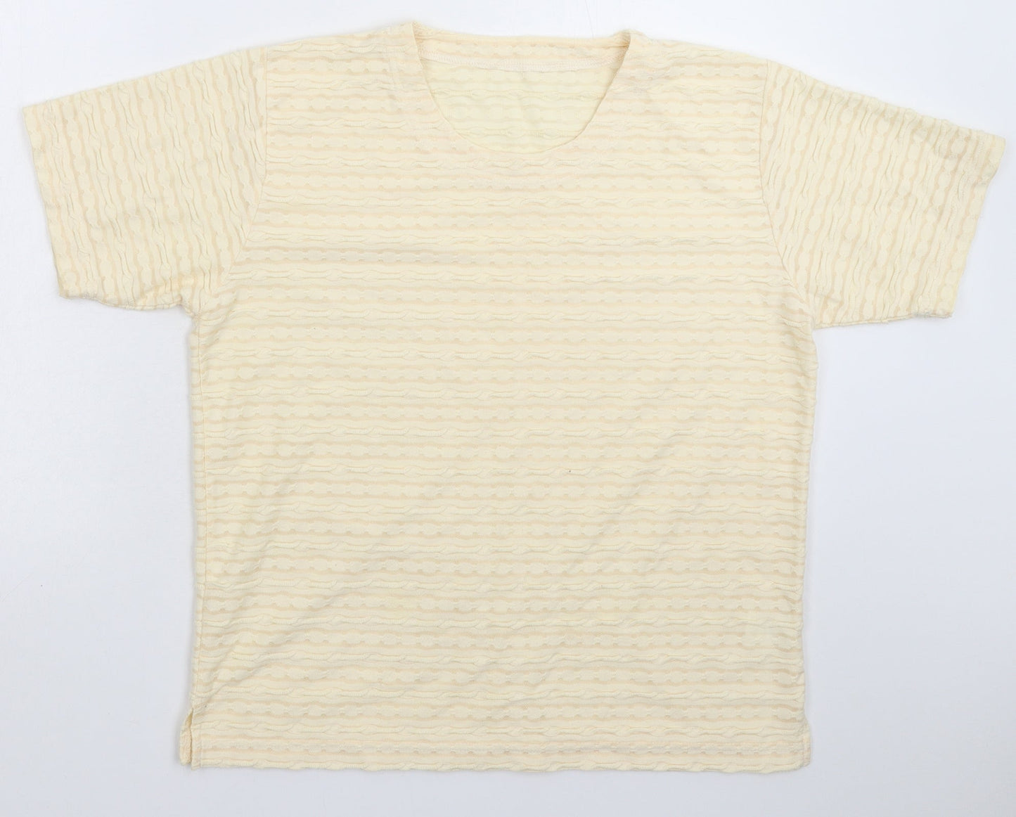 Preworn Womens Yellow   Basic T-Shirt Size M