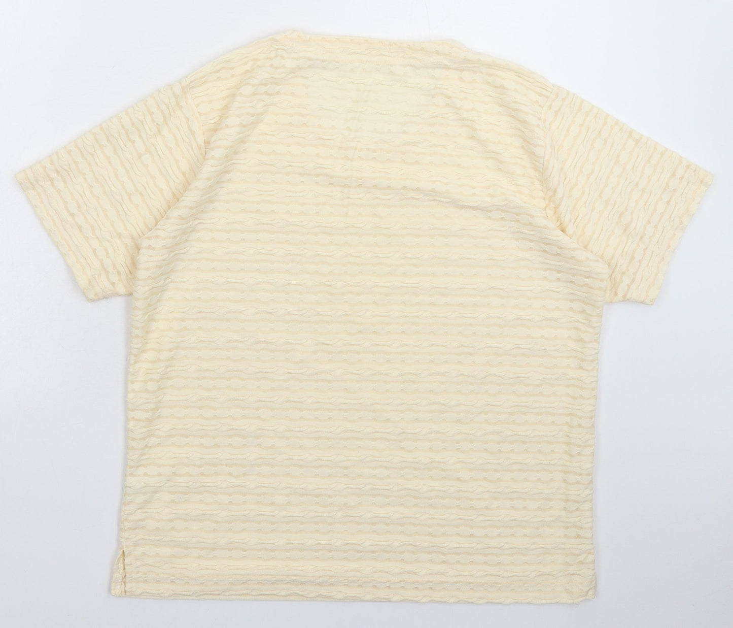Preworn Womens Yellow   Basic T-Shirt Size M