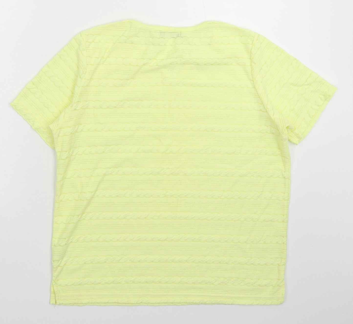 BM Womens Yellow   Basic T-Shirt Size S