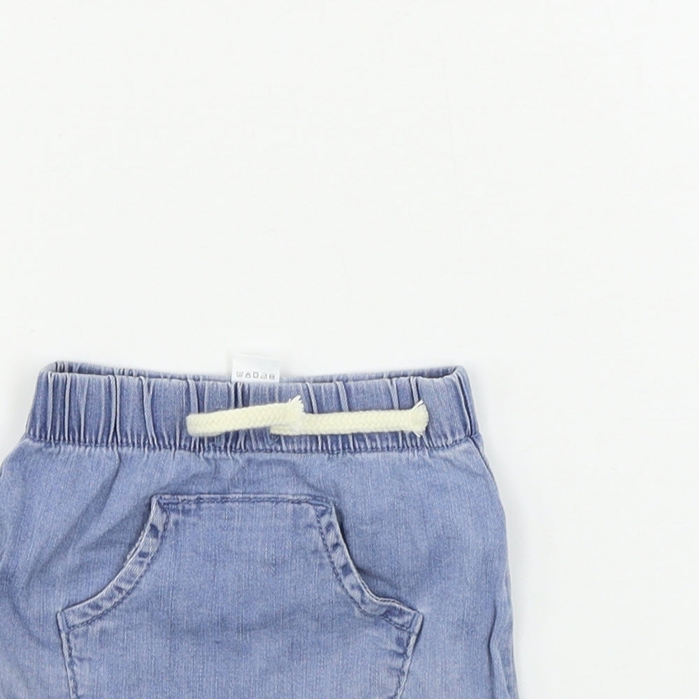 TU Boys Blue   Cargo Trousers Size 0-3 Months