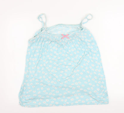 Marks & Spencer  Womens Blue Floral  Basic T-Shirt Size 16