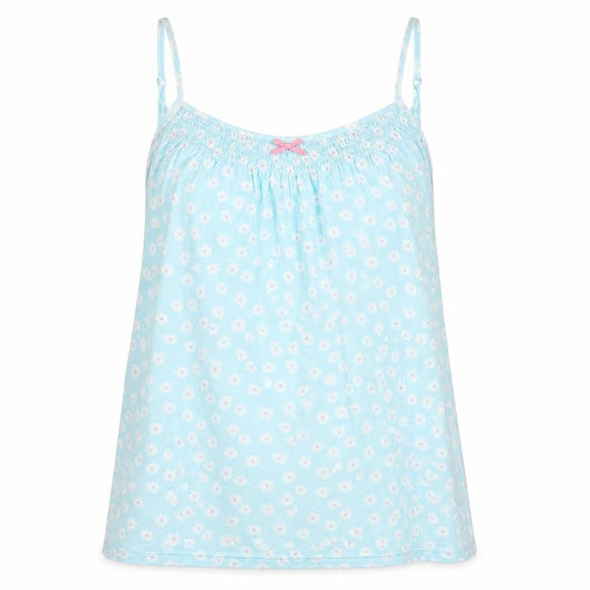 Marks and Spencer  Womens Blue Floral  Basic T-Shirt Size 16