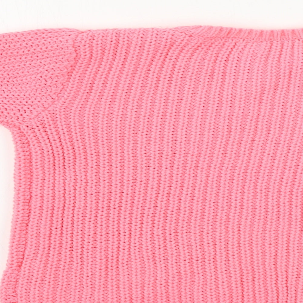 evie  Girls Pink   Pullover Jumper Size 5-6 Years