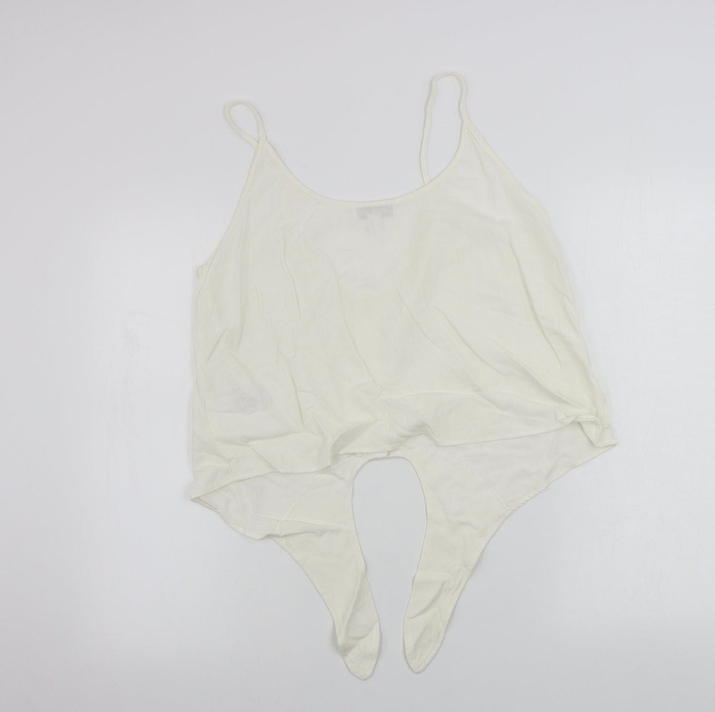 Topshop  Womens Ivory   Basic Tank Size 14