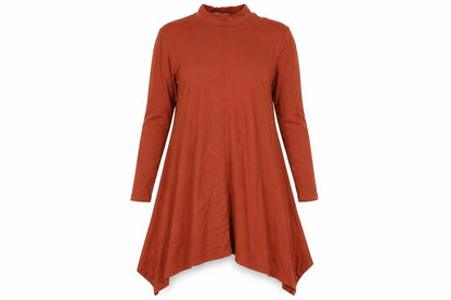 Front view of ASOS women’s brown a-line, size UK 8