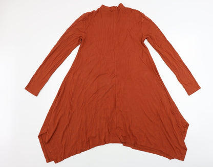 Back view of ASOS women’s brown a-line, size UK 8