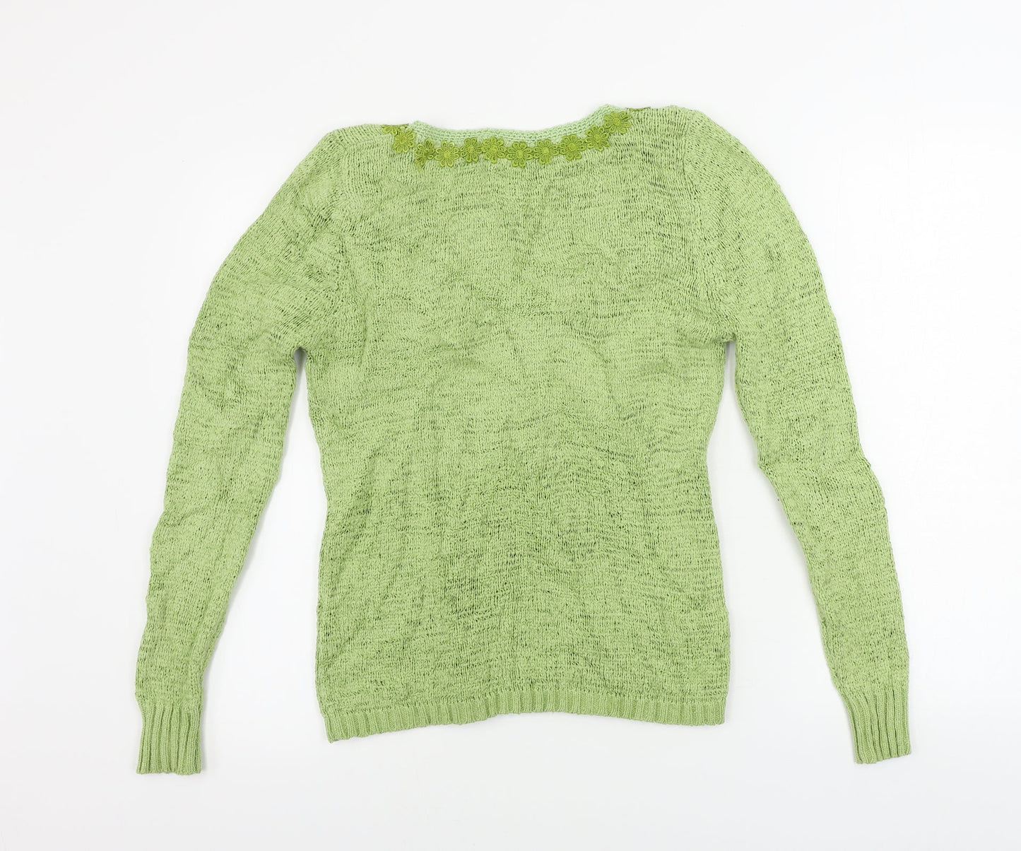 Tweeds Womens Green   Pullover Jumper Size M