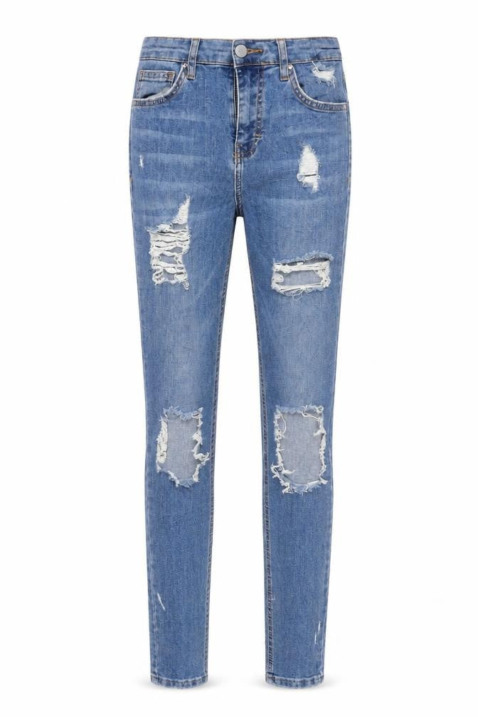 Topshop Womens Blue   Skinny Jeans Size 28 L29.5 in