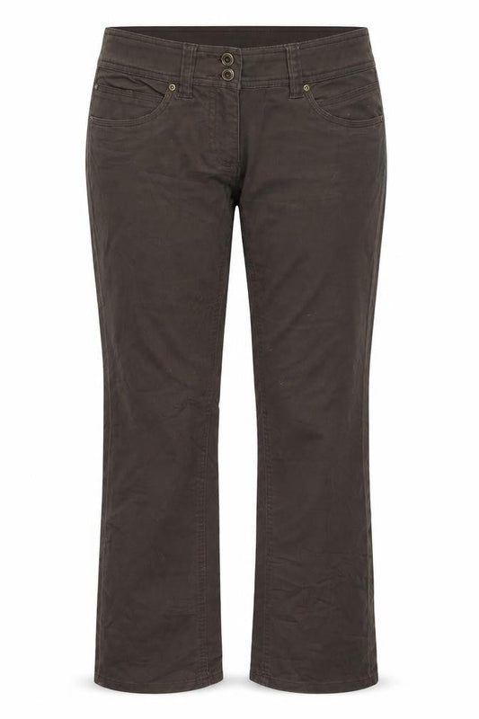 TOM TAILOR Womens Brown   Trousers  Size 36 L32 in