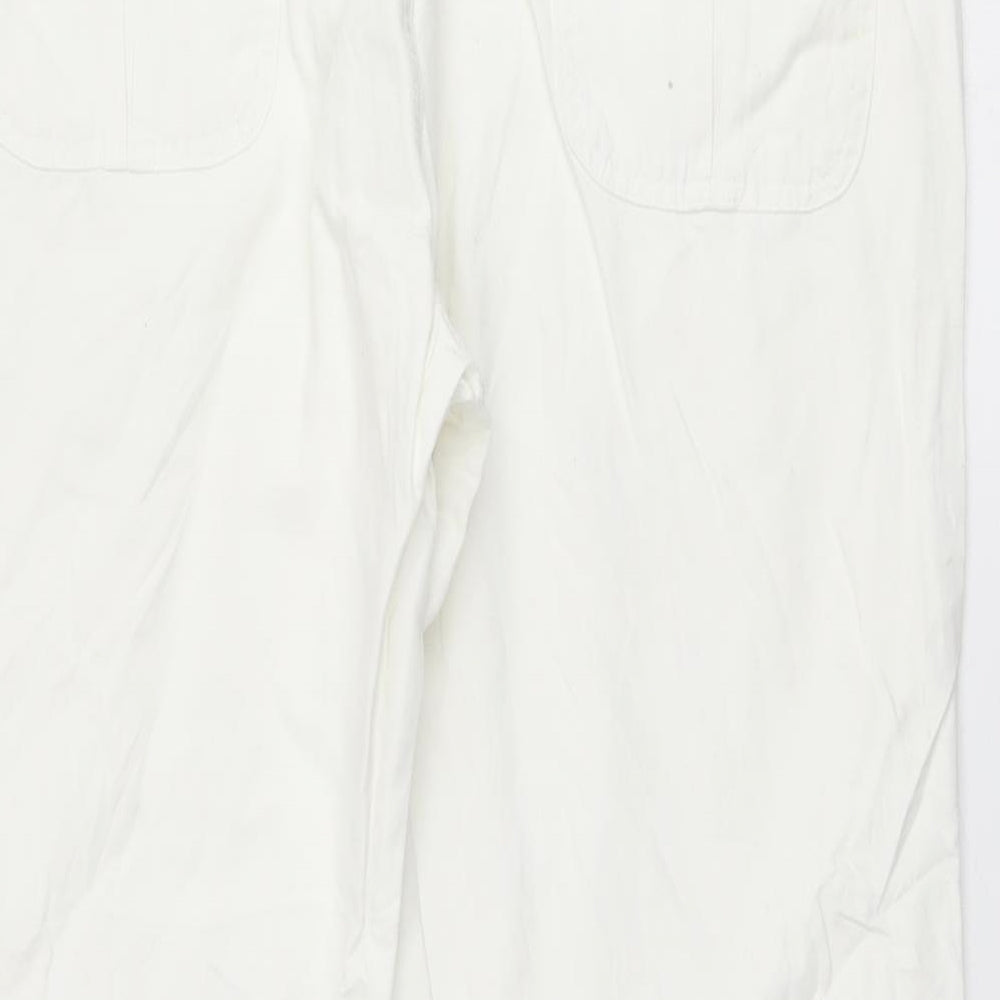 Colours of The World Womens White   Trousers  Size 14 L25 in