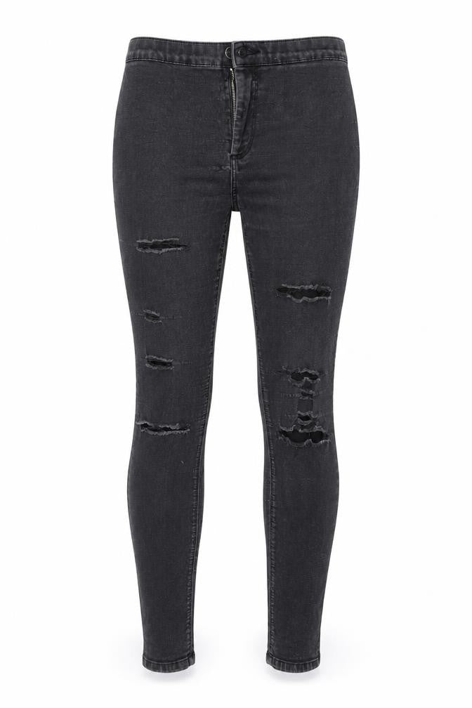 Topshop Womens Black   Skinny Jeans Size 34 L26 in