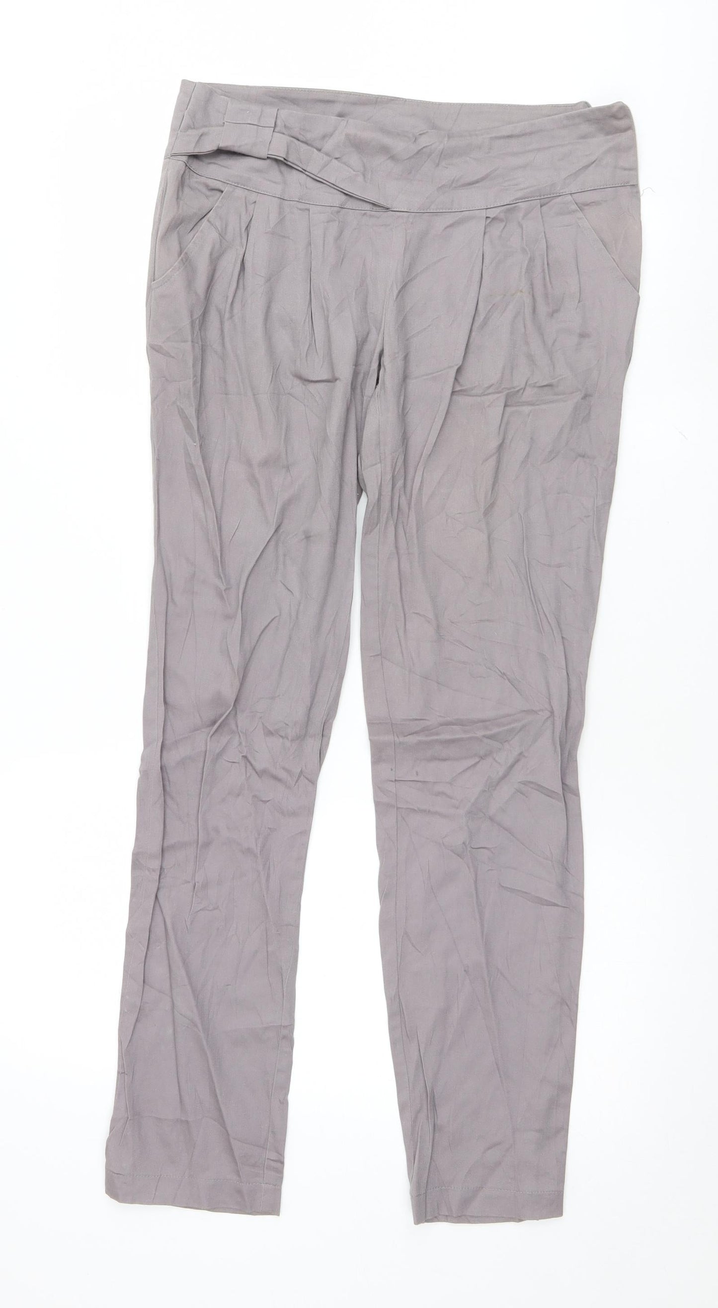 spodnie Womens Grey   Trousers  Size 10 L30 in