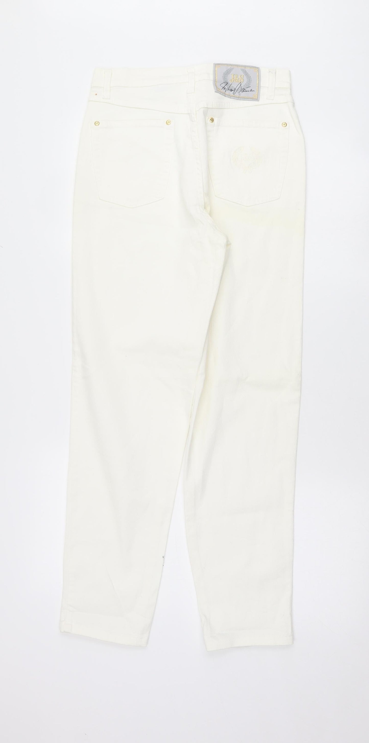 Preworn Womens White   Straight Jeans Size 10 L28 in