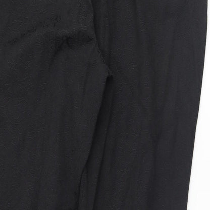 David Emanuel Womens Black   Trousers  Size 14 L27 in