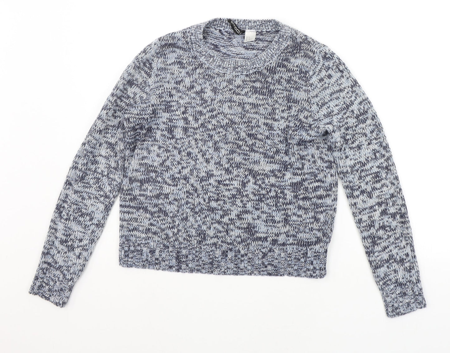 Divided Womens Blue   Pullover Jumper Size S