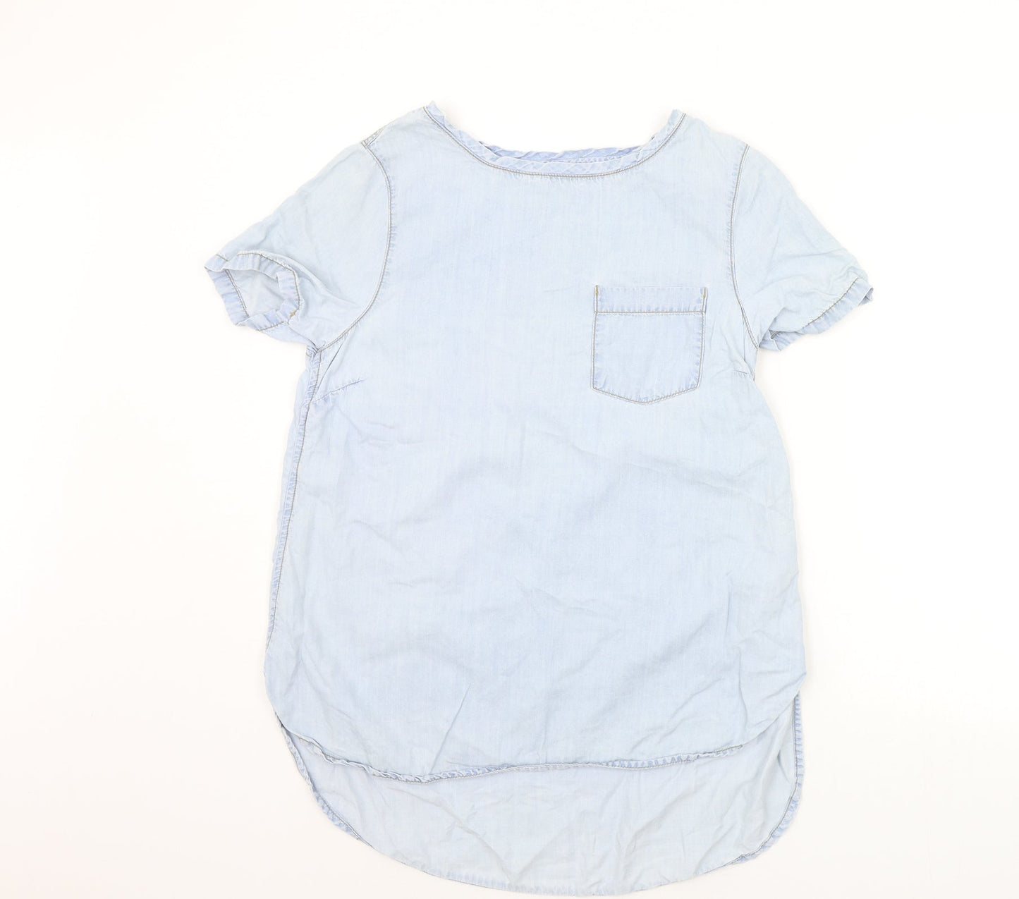 New Look Womens Blue   Basic Blouse Size 10