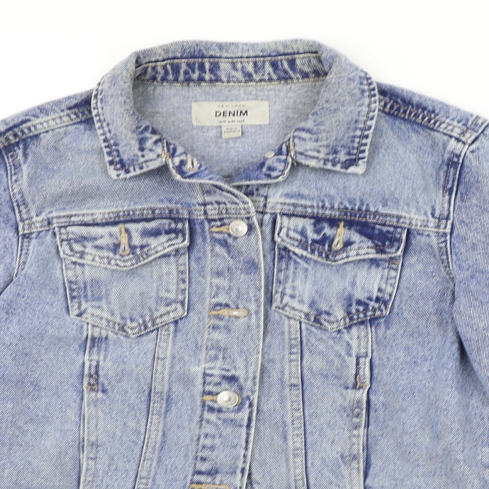New Look Womens Blue   Jacket Coat Size 10