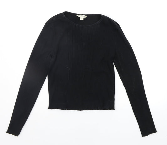 Miss Selfridge Womens Black   Pullover Jumper Size 12