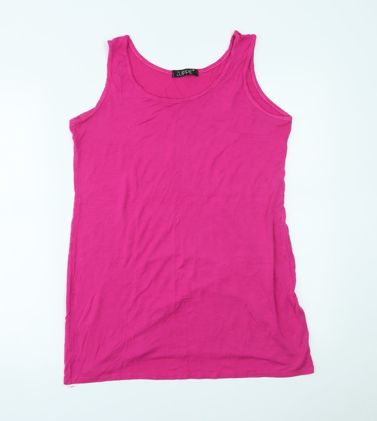 Zuppe Womens Pink   Basic Tank Size 16