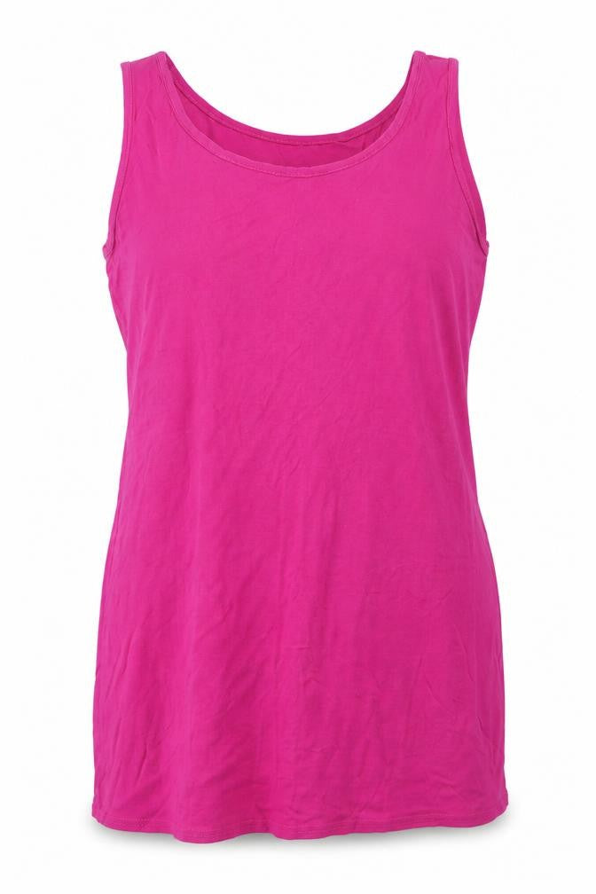 Zuppe Womens Pink   Basic Tank Size 16