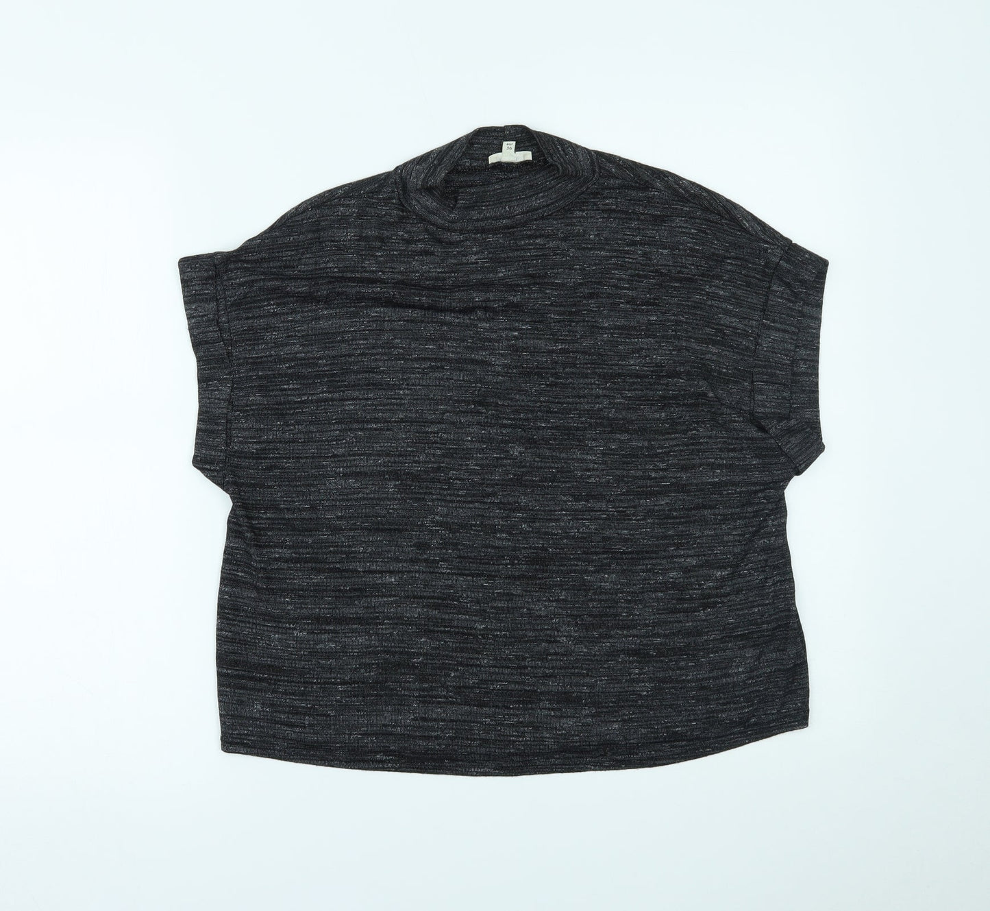 River Island Womens Grey   Cropped T-Shirt Size 10