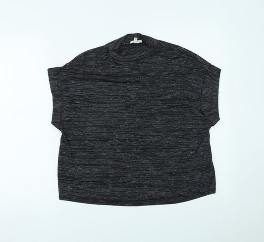River Island Womens Grey   Cropped T-Shirt Size 10
