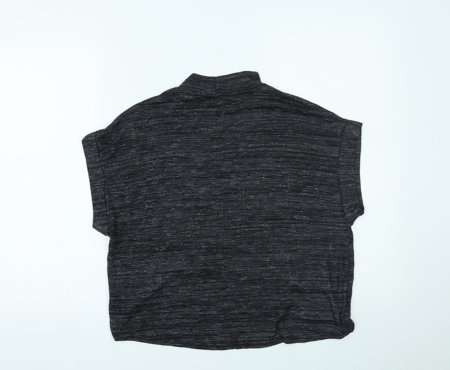 River Island Womens Grey   Cropped T-Shirt Size 10